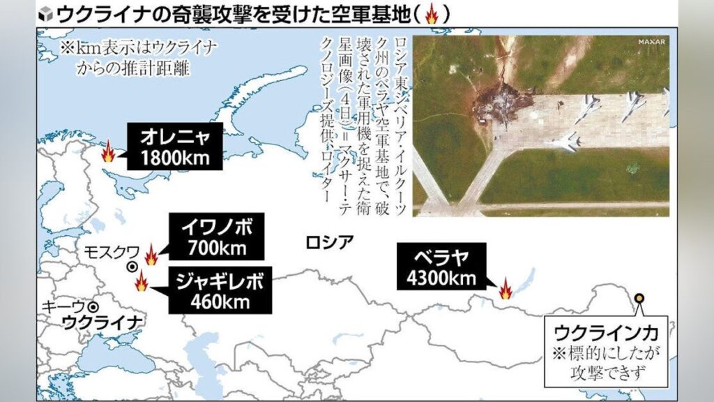 ウクライナ「クモの巣作戦」、露税関職員に賄賂支払い必要物資を搬入…ウクライナ側が詳細明かす - 読売新聞オンライン