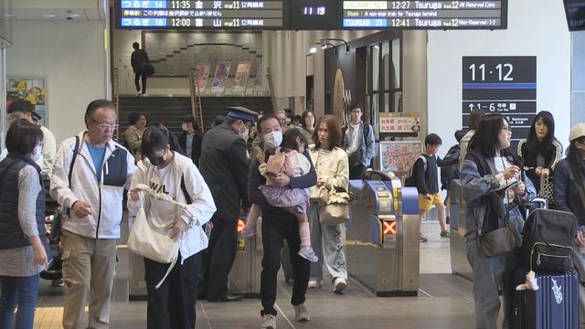 県内に新幹線の開業効果 2024年の日本人延べ宿泊者数の増加率23.7パーセントで全国1位（FBC 福井放送） - Yahoo!ニュース - Yahoo!ニュース