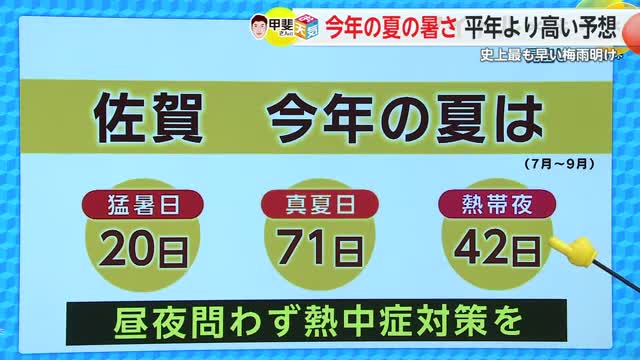 史上最も早い梅雨明け 要因は何？気象予報士に聞くお天気箱【佐賀県】（佐賀ニュース サガテレビ） - Yahoo!ニュース