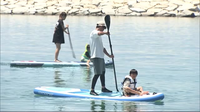 梅雨明け翌日は各地で真夏日 松山で早くも“海レジャー” 「今年は長く楽しめそう」【愛媛】（テレビ愛媛） - Yahoo!ニュース - Yahoo!ニュース