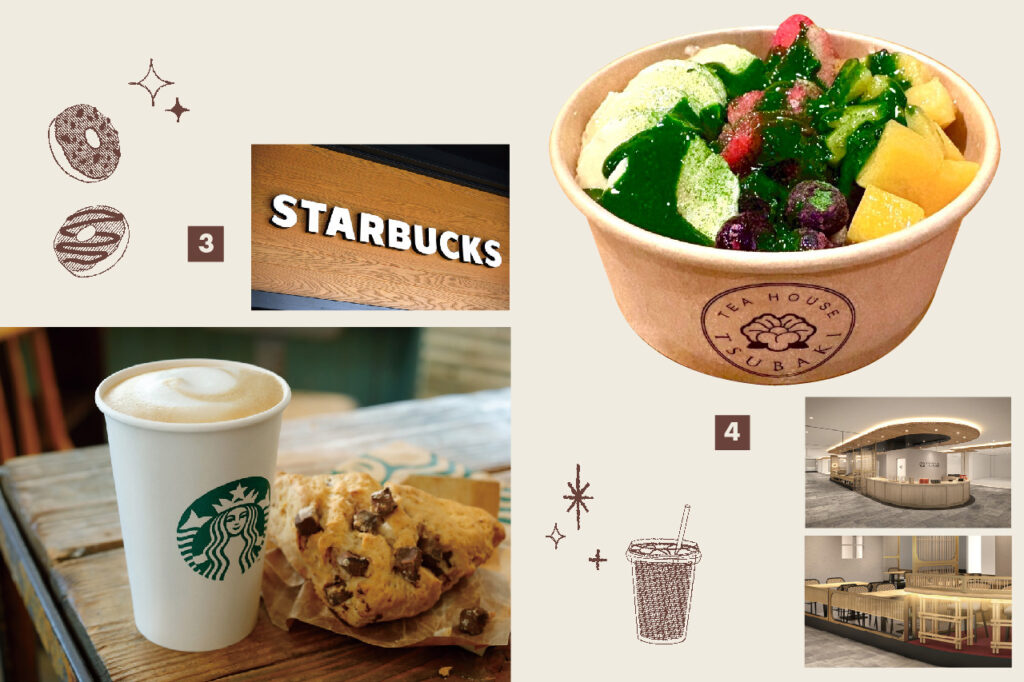スターバックスコーヒー、TEA HOUSE TSUBAKI