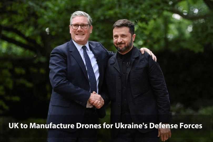ウクライナとイギリスは、ウクライナの防衛軍のために英国でウクライナのドローンを製造するための重要なプロジェクトを開始し、ロンドンの資金提供を3年間、技術と防衛のコラボレーションを強化するために生産を資金提供しています
