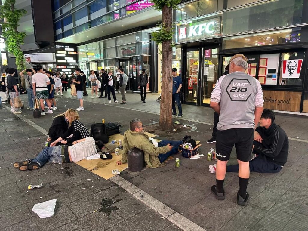 最近の新宿歌舞伎町の光景らしい