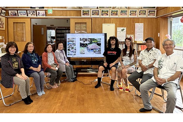 移民3世、祖父の故郷訪ね 在アルゼンチン・ウエマさん 写真で捜索 親族とも対面 沖縄・大宜味津波