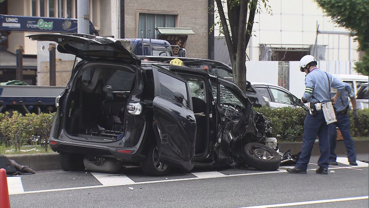 京都のタクシー会社“異例”の事業許可を取り消し　二条城近くでタクシー逆走し3人が重軽傷　国の調査に応じず
