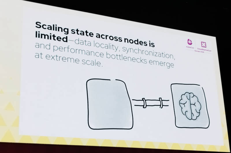 ノードをまたがる形で状態を保持したうえでスケールする機能には多くの制限が存在する