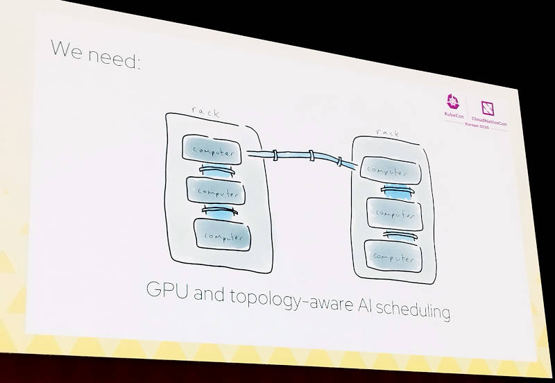 GPUのノードを意識したスケジューリング機能が必要