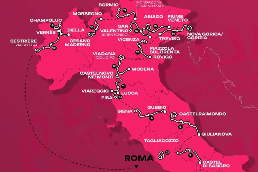 フィネストレ峠が登場するジロ3週目　下りが鍵の難関山岳などコース詳細をプレビュー - ジロ・デ・イタリア2025ステージ紹介 3週目 | cyclowired