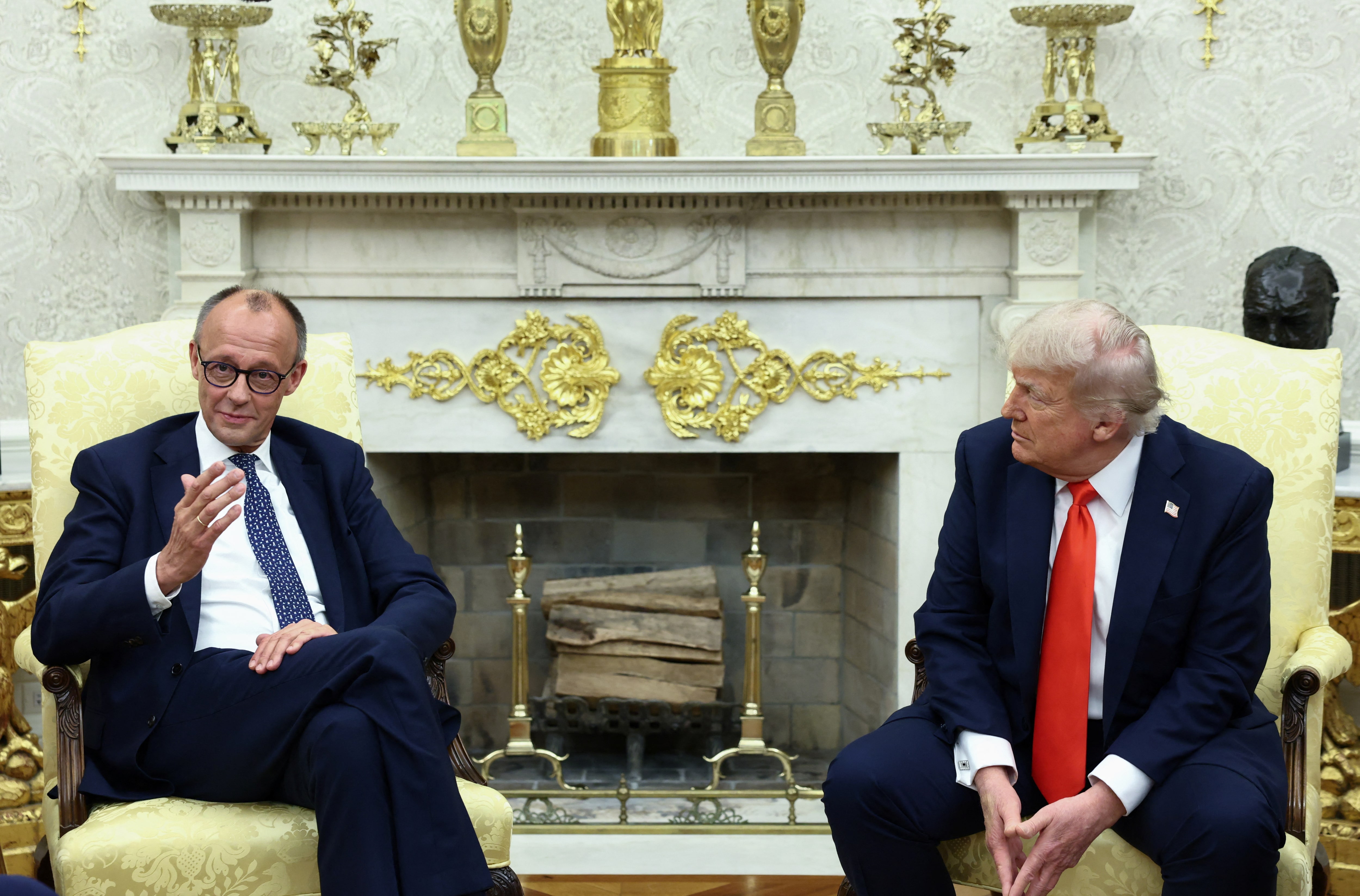 メルツ独首相初訪米、トランプ氏と貿易問題など協議　友好的な関係構築