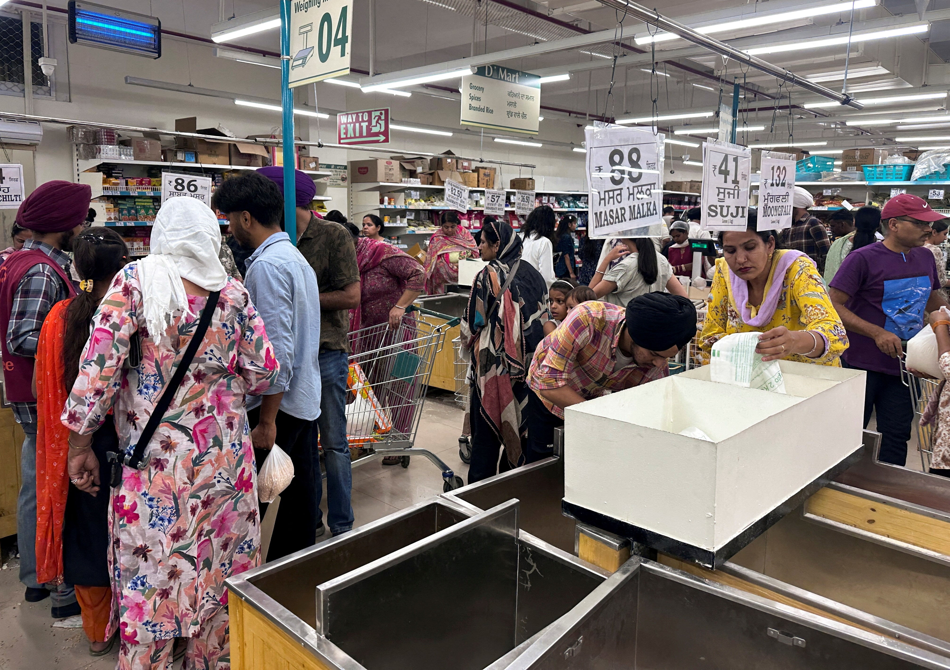 インドの5月物価上昇2％台に鈍化　4カ月連続で中銀目標下回る