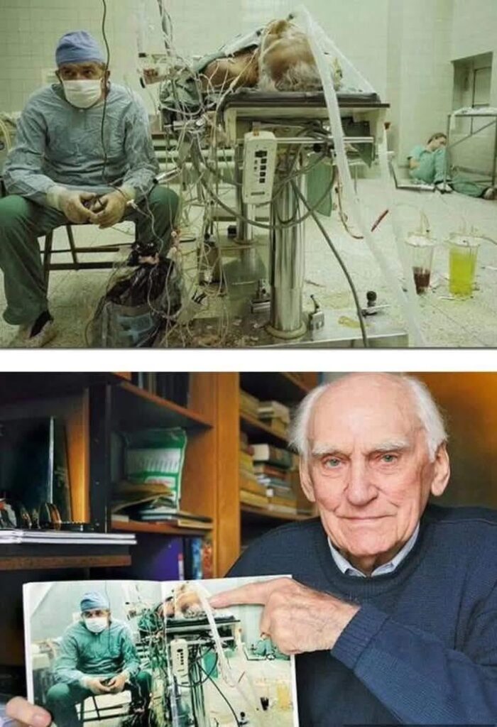 1987年、ポーランドで、Zbigniew Religa博士は23時間の心臓移植を行うことで病歴を作りました。彼のアシスタントはバックグラウンドで眠り、完全に疲れ果てています。その患者のTadeusz sytkiewiczは、さらに30年間暮らしました。