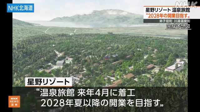 星野リゾート 川湯温泉街の旅館“２０２８年の開業目指す”｜NHK 北海道のニュース