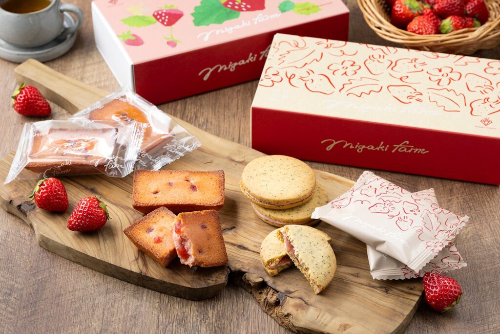 ＜MIGAKI FARM＞焦がしバターとごろっといちごの贅沢フィナンシェ、いちごソースがとろけ出るいちごミルクサンドクッキー新発売／MIGAKI FARM SHOP＆CAFE山元店リニューアルオープン | 株式会社GRAのプレスリリース