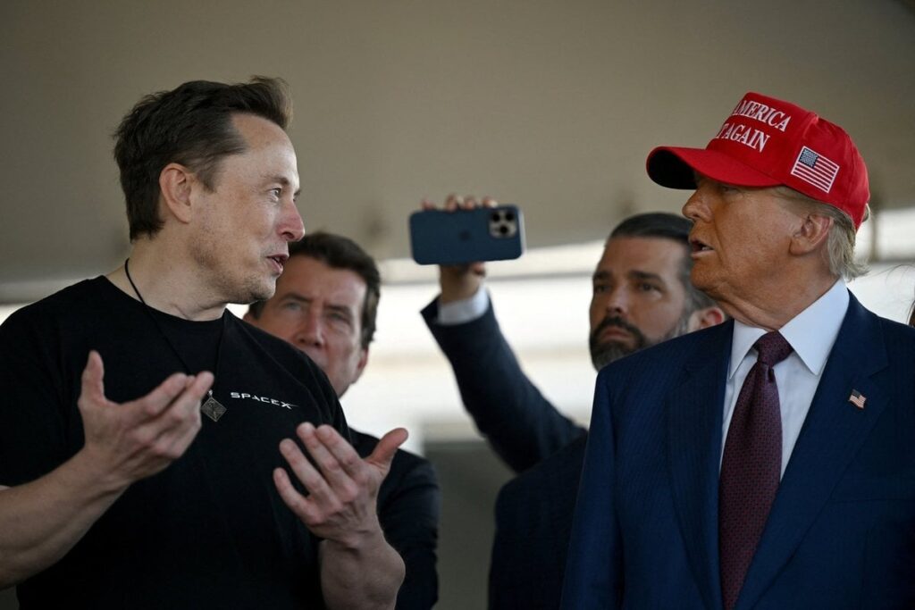 「ありがとうございます。」トランプとムスクが言葉の公の言葉に入った - デルフィ