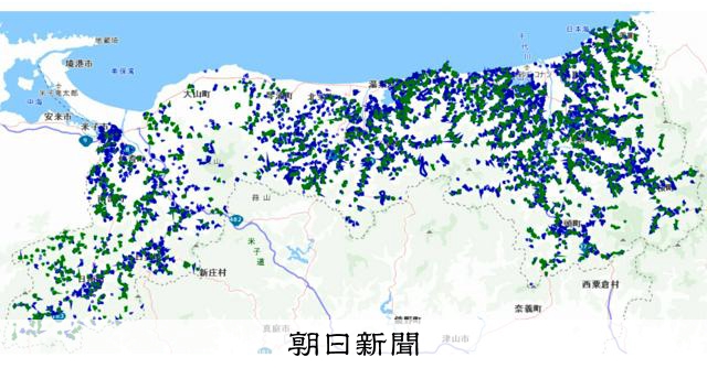 土砂災害のおそれ、鳥取県で新たに7153カ所 警戒区域指定へ調査 - 朝日新聞