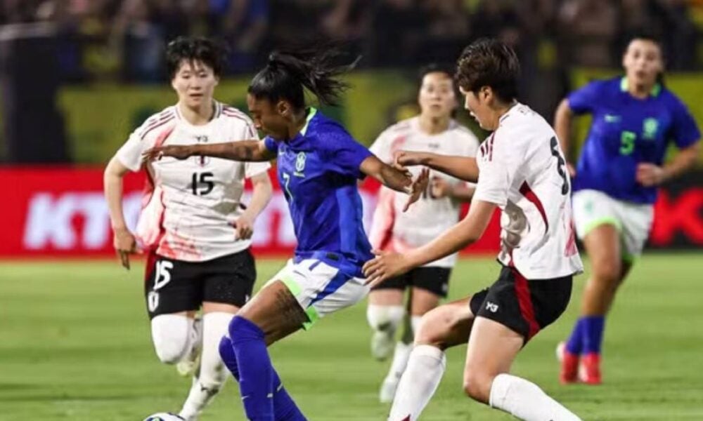 Amistoso entre Brasil x Jap&atilde;o, em Bragan&ccedil;a Paulista (Foto: Staff Images/CBF)