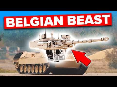 ウクライナに行くベルギーの戦車。