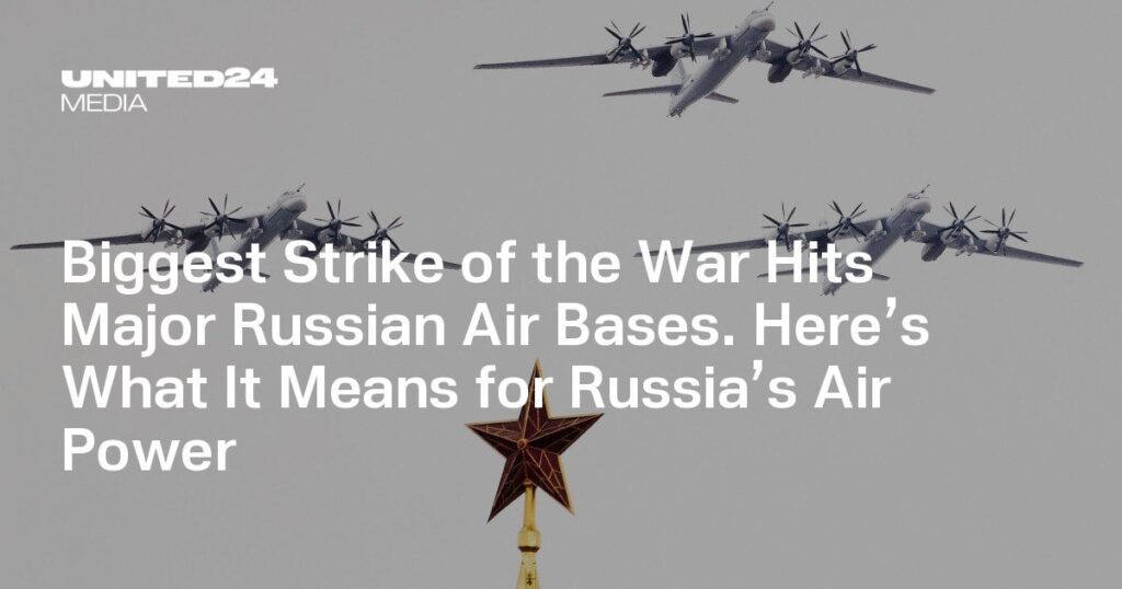 戦争の最大のストライキは、ロシアの主要な航空基地に当たります。ロシアの空軍にとってそれが意味するものは次のとおりです