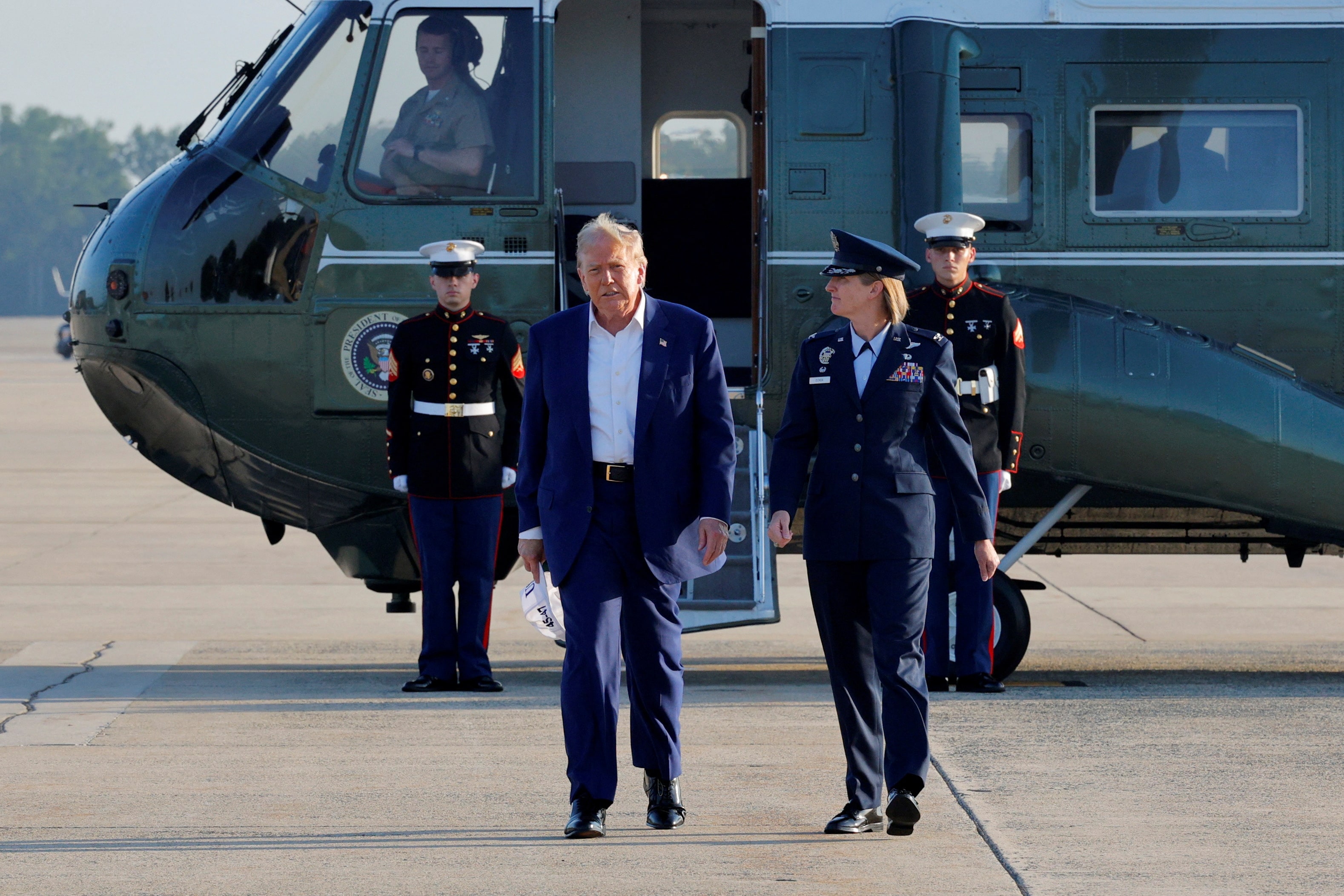 トランプ氏、ＮＡＴＯ相互防衛条項に疑問呈す　首脳会議出席控え