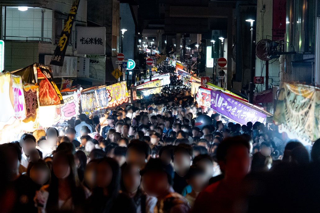 あがた祭の日の夜の画像