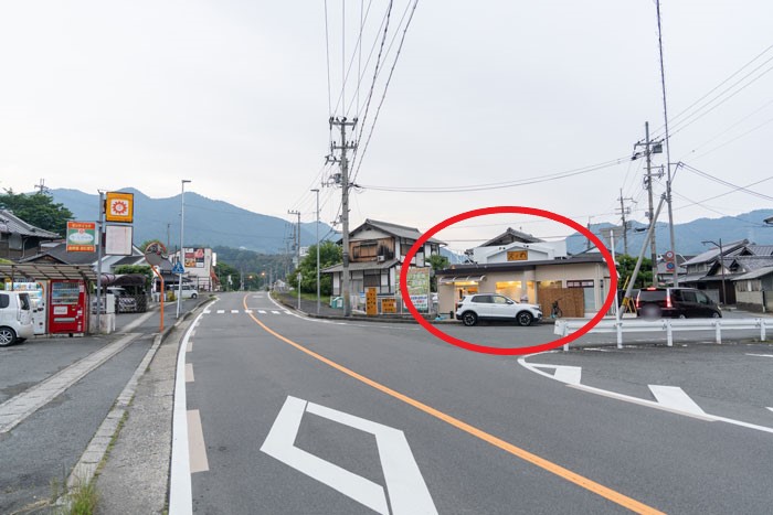 「わづか火の丸らーめん」の場所画像２