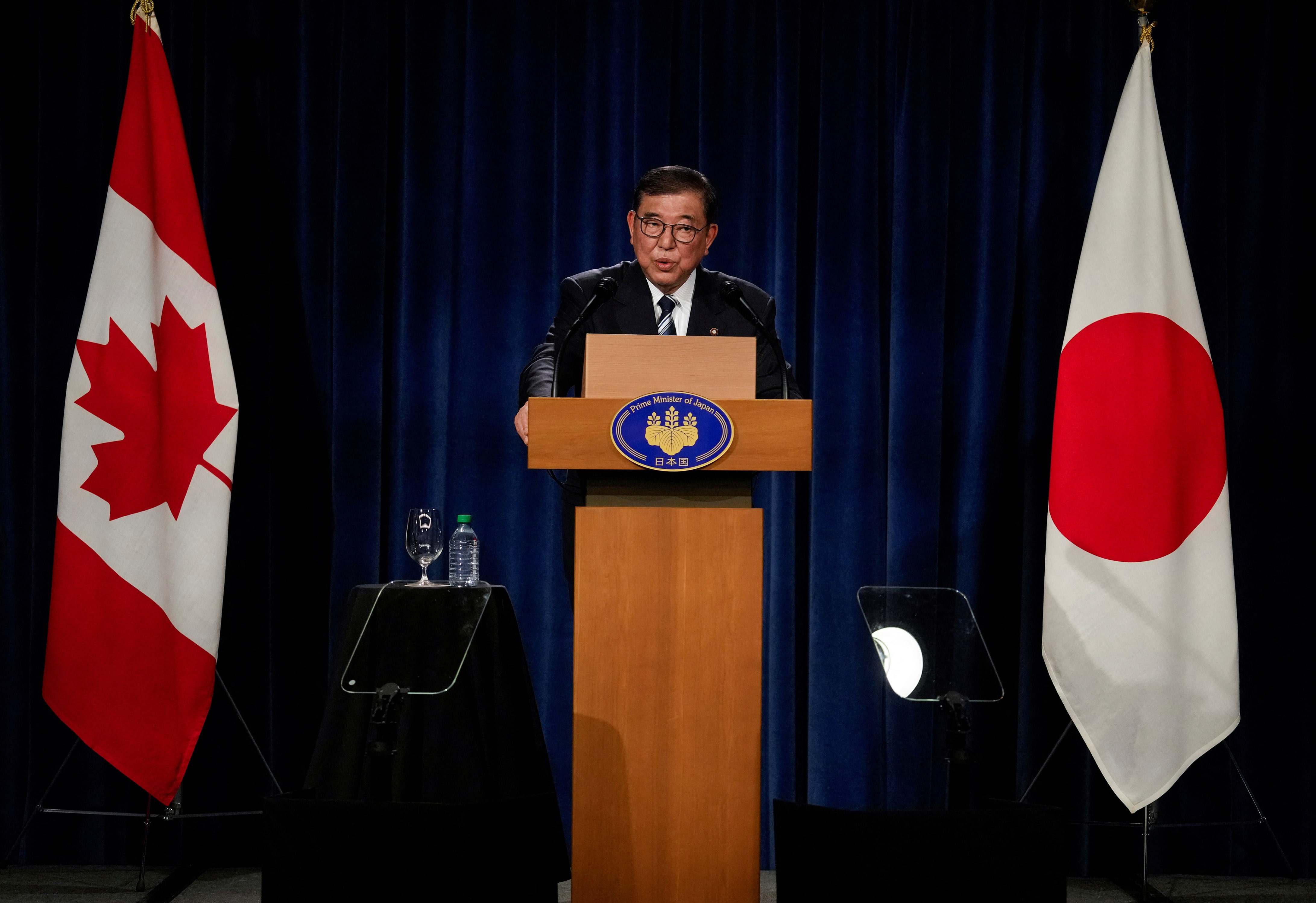 Ｇ７閉幕で石破首相が会見、ガソリン急騰対応指示　韓国大統領と初会談