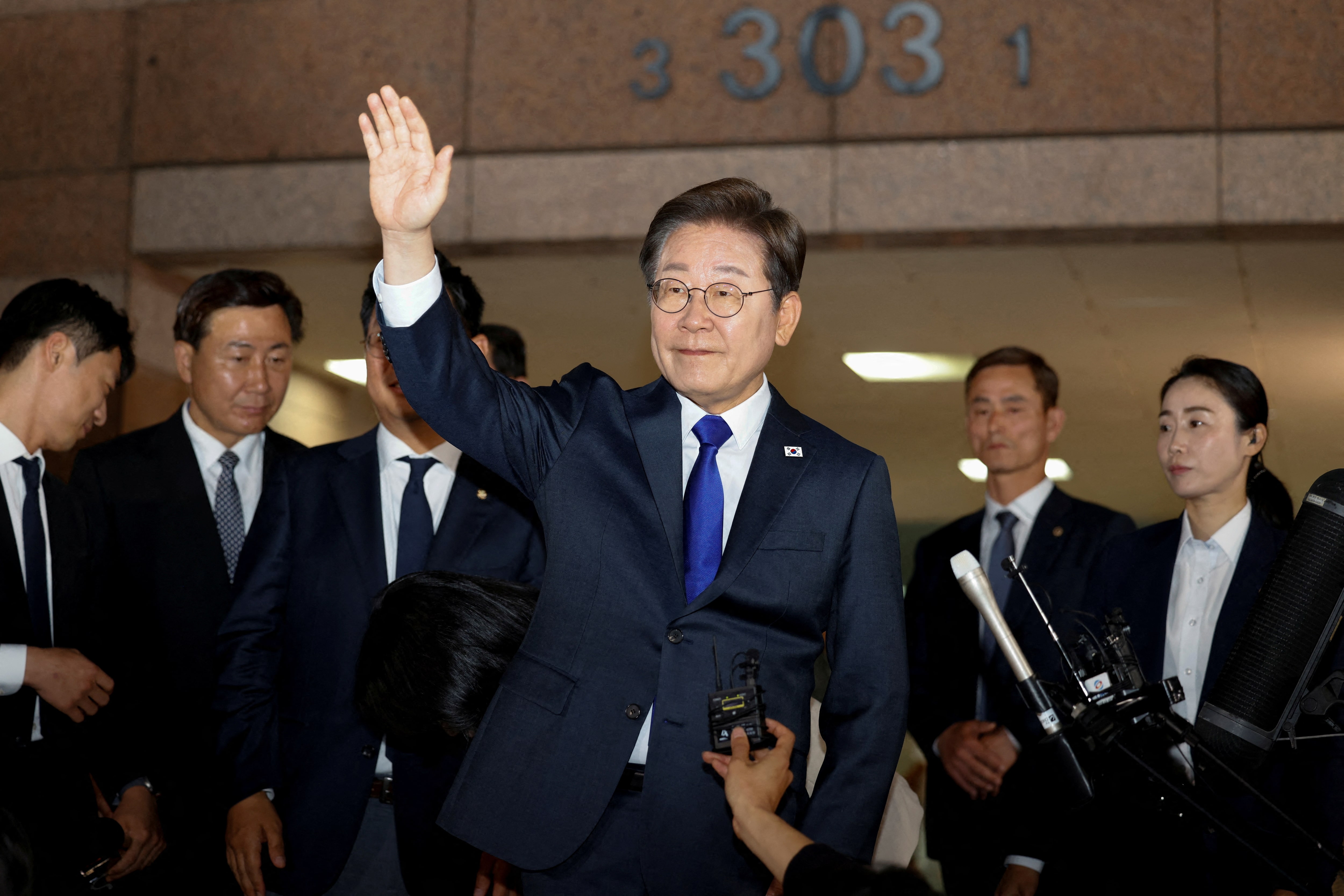 韓国革新系野党・李在明氏「全力で使命果たす」、大統領選で当選確実