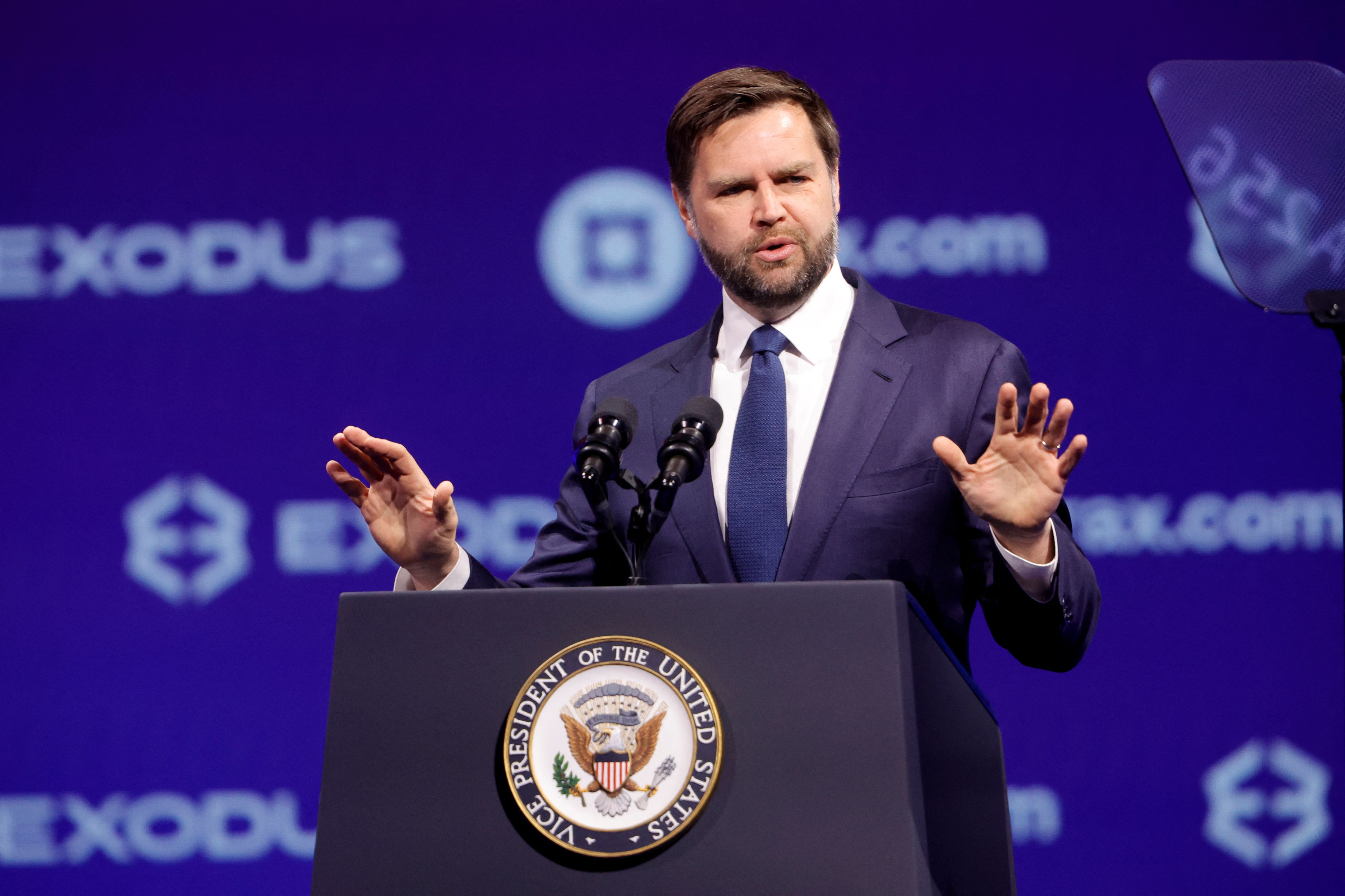 米副大統領、ビットコイン傾倒で中国に対し戦略的優位に立つと主張