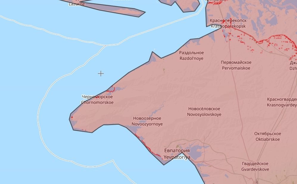 空気警報は、特にChornomorskoe、特にChornomorskoeで鳴っています。