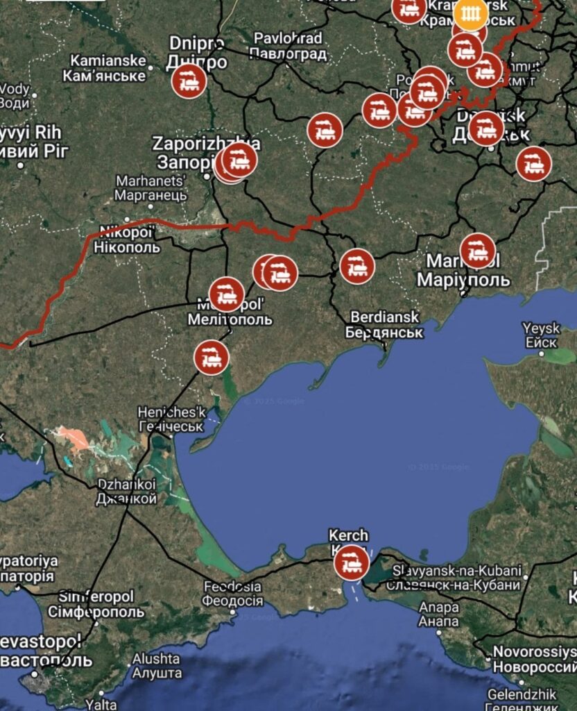 Pavutyna作戦継続：穀物ホッパーに隠されたウクライナのドローンによって破壊されたロシアの軍事列車。機関車、13タンク、7砲兵システム、103台の鉄道車両が破壊されました