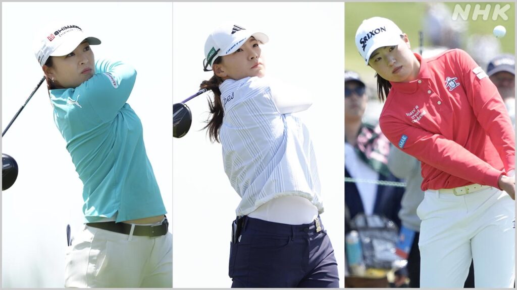 ゴルフ 全米女子オープン 第3R 西郷 渋野 竹田が3位に並ぶ - nhk.or.jp