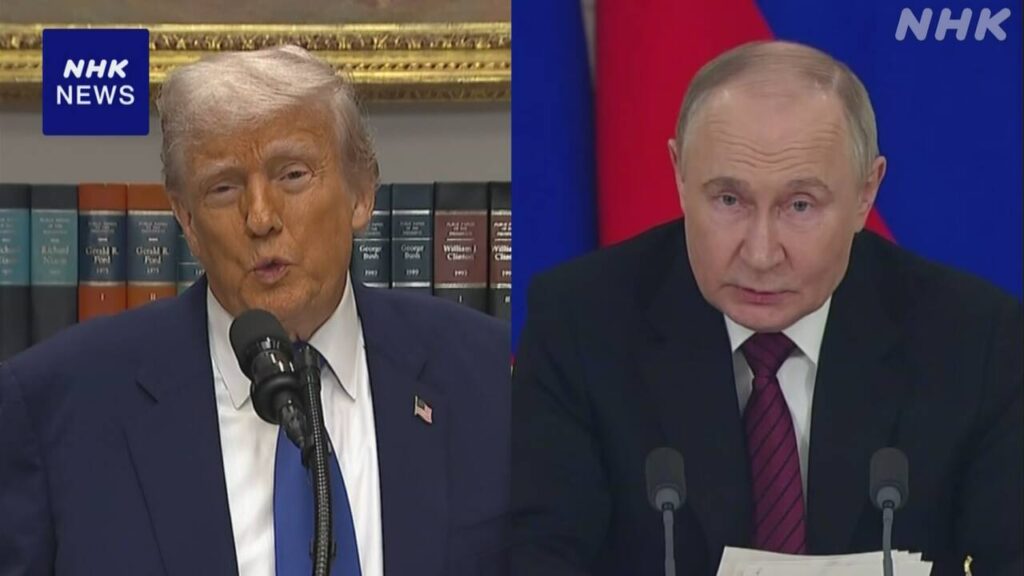 トランプ大統領 プーチン大統領と電話会談 “和平つながらず” - nhk.or.jp
