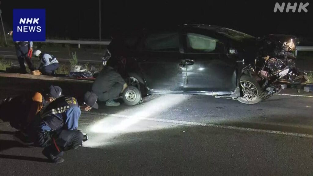 茨城 境町 国道で逆走車による死亡事故 減速せず突っ込んだか - nhk.or.jp