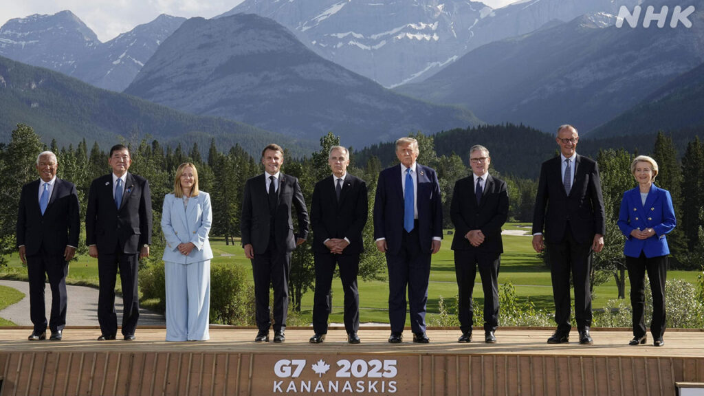 G7サミット初日 関税焦点も米トランプ大統領は会議を切り上げ - nhk.or.jp