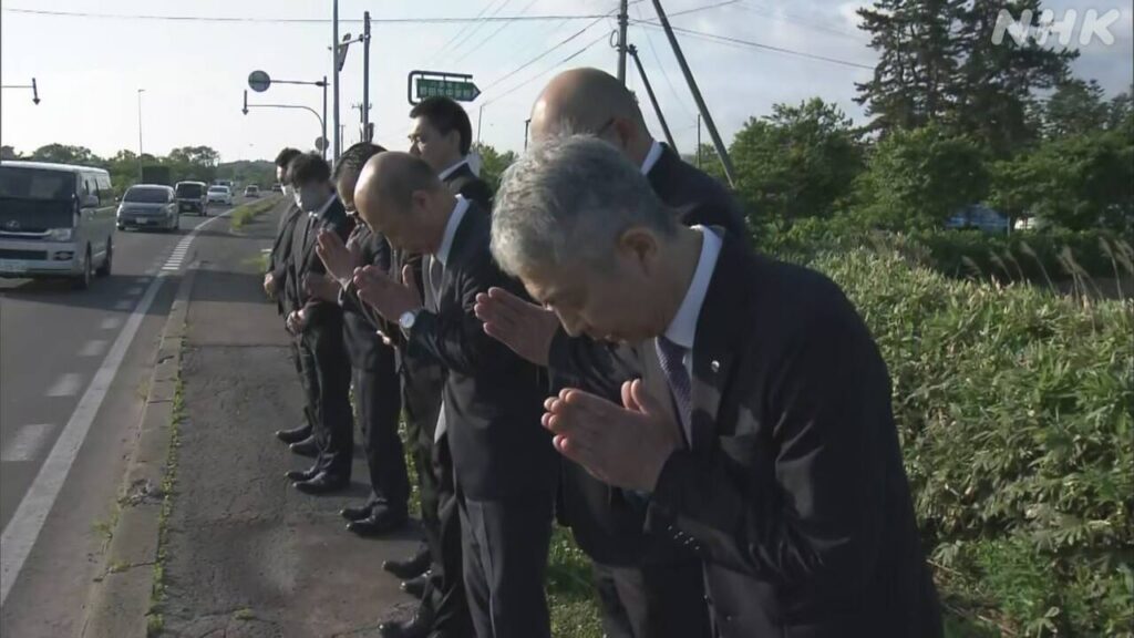 北海道八雲町 5人死亡のバス衝突事故から2年 関係者が安全誓う - nhk.or.jp