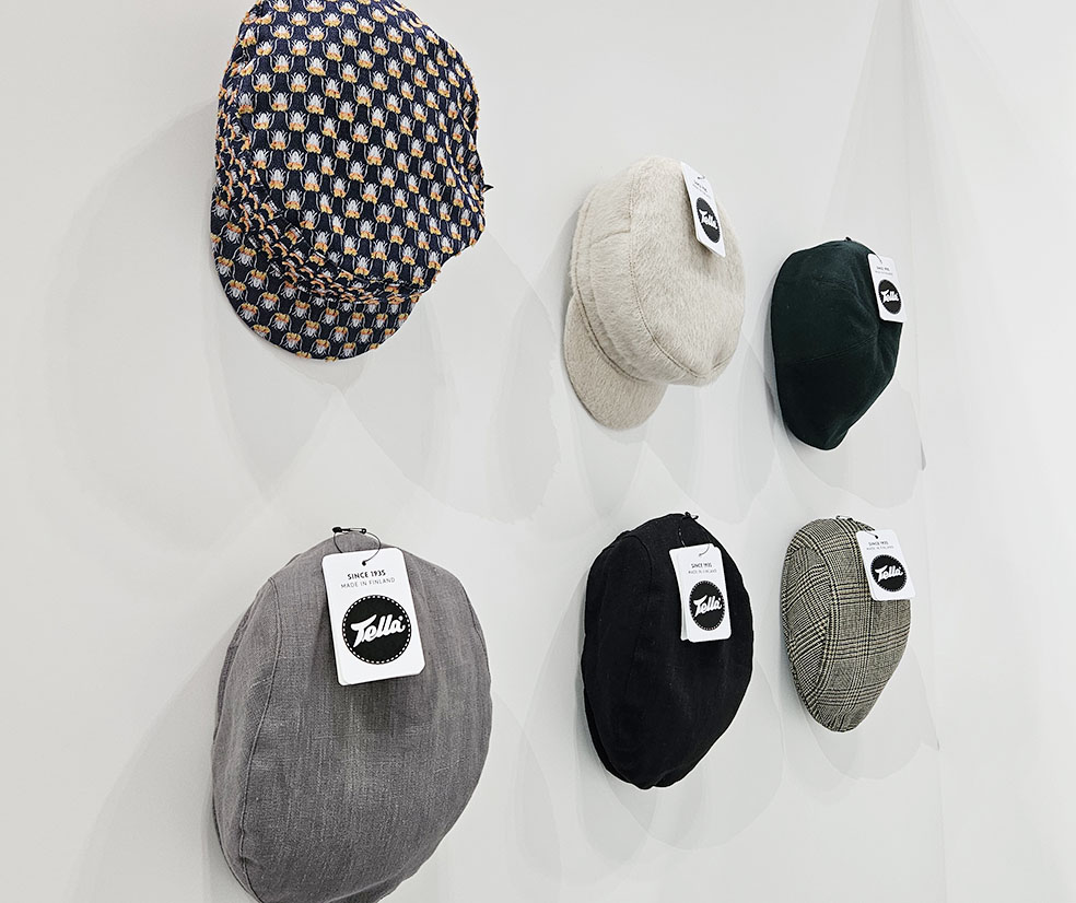 LifTe北欧の暮らし 6月18日〜20日まで東京ビッグサイトで開催されていた「インテリアライフスタイル展2025」で展示されていたフィンランドの帽子ブランドTella(テラ)