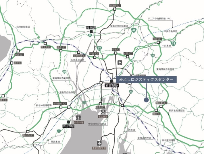 MAP1 710x537 - CBRE／愛知県三河エリアの物流施設で竣工前現地説明会、6月26・27日開催