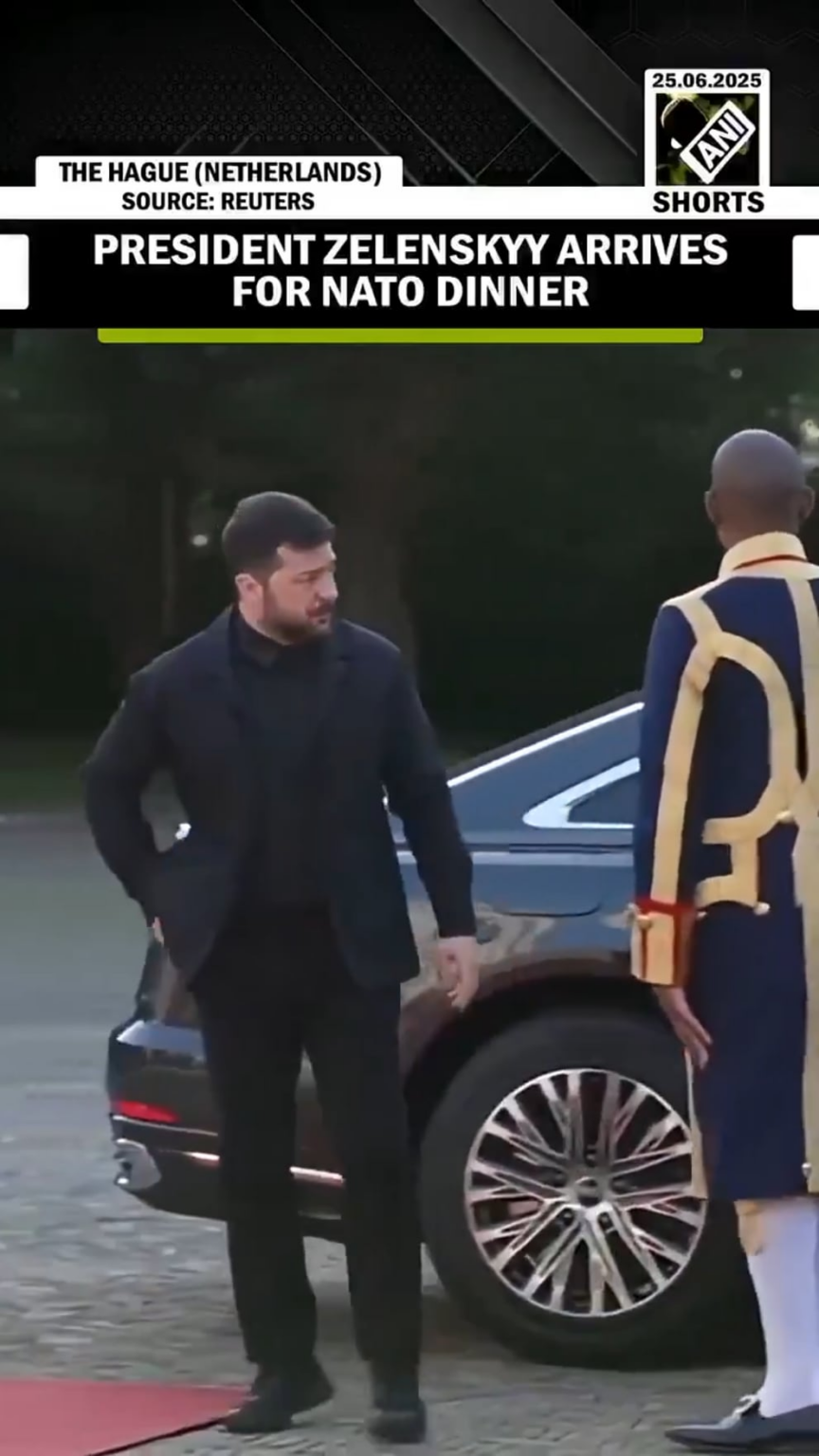 ZelenskyyはNATOサミットに到着しました。 25.06.2025