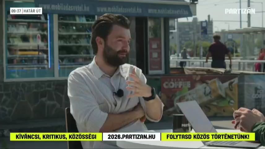Zsolt Bedeは、パルチザンのライブライブ放送を妨害しました