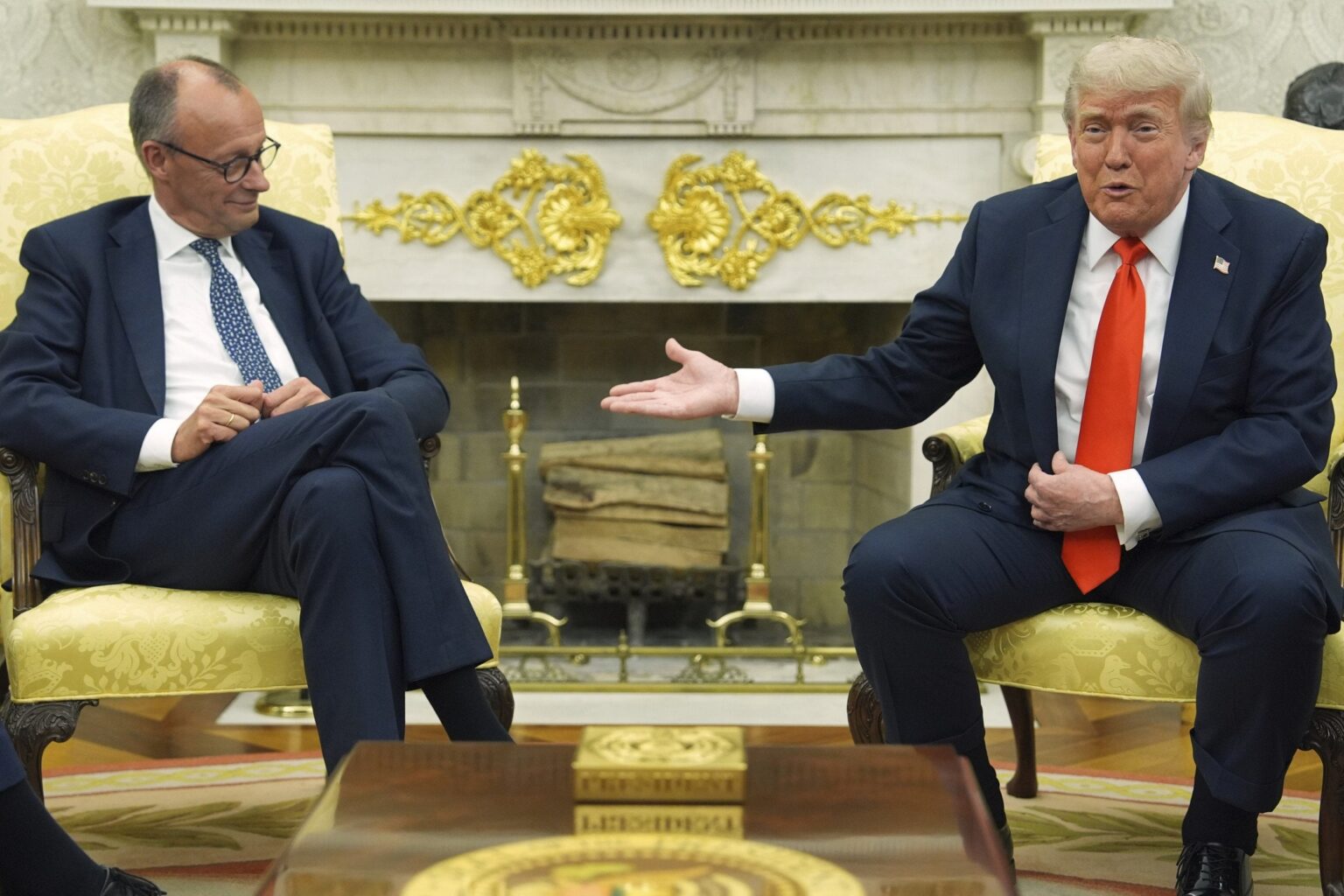 トランプは、ドイツのD-Day首相は「あなたにとって楽しい日ではない」と言います