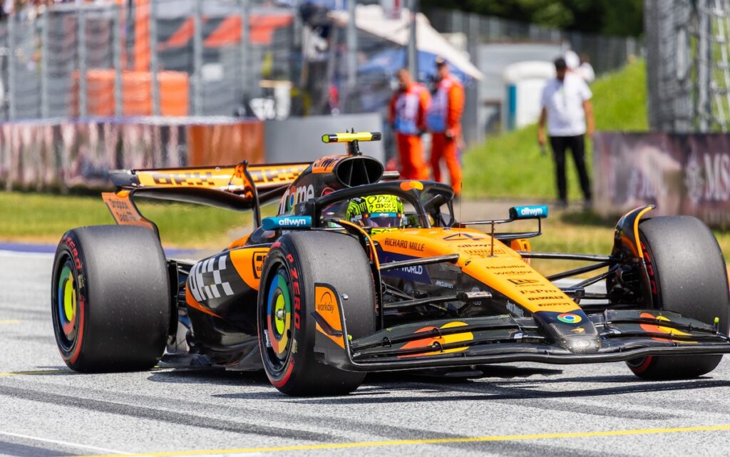 マクラーレンF1のランド・ノリス選手、F1オーストリアGPにて ©︎SHIGA SPORTS JAPAN