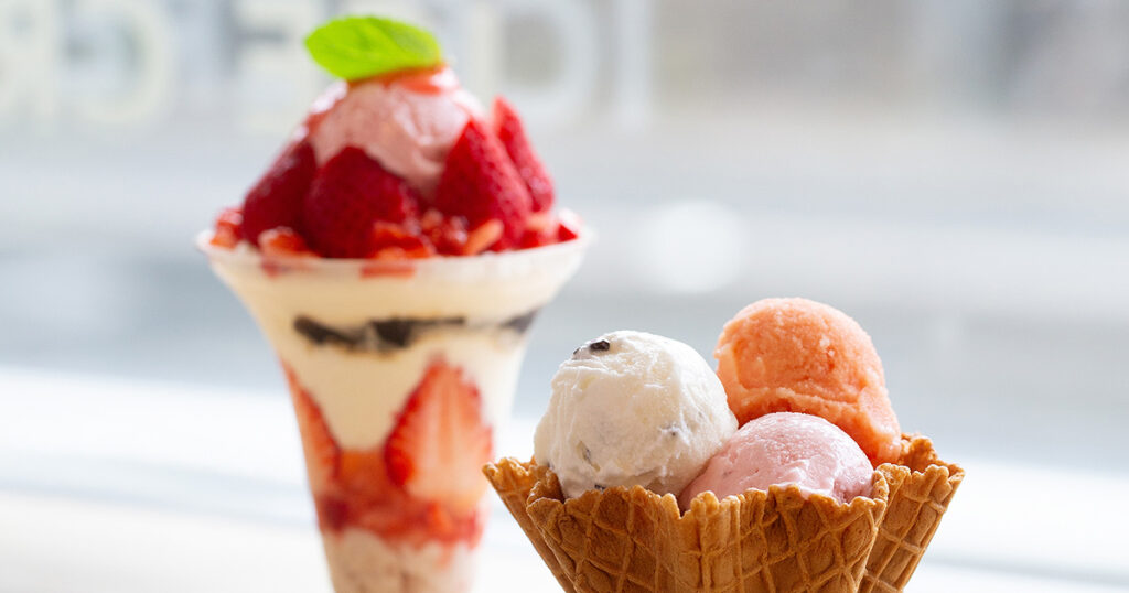 《岡山市北区/TRICO COFFEE ROASTERY & ICE CREAM》新作続々! 自家焙煎コーヒーと旬ジェラートが主役の贅沢パフェ。【PR】 《岡山市北区/TRICO COFFEE ROASTERY & ICE CREAM》新作続々! 自家焙煎コーヒーと旬ジェラートが主役の贅沢パフェ。【PR】
