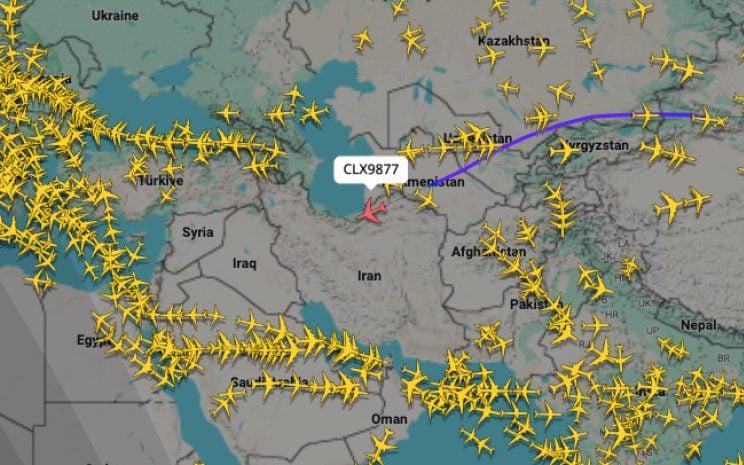 中国は謎の輸送機をイランに送ります