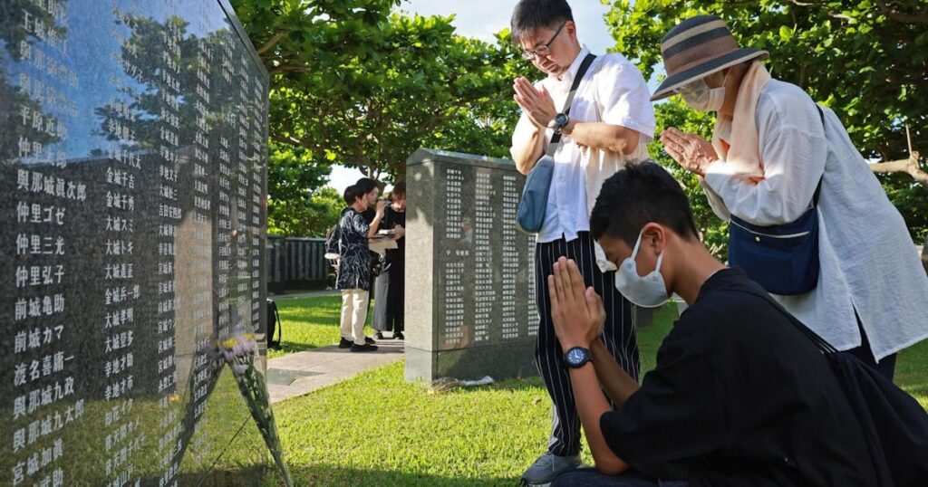 沖縄戦から80年、「慰霊の日」不戦の誓い新たに