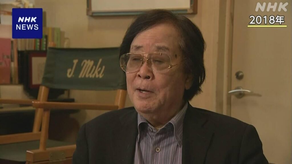 脚本家 ジェームス三木さん死去 91歳 ドラマや映画でヒット作