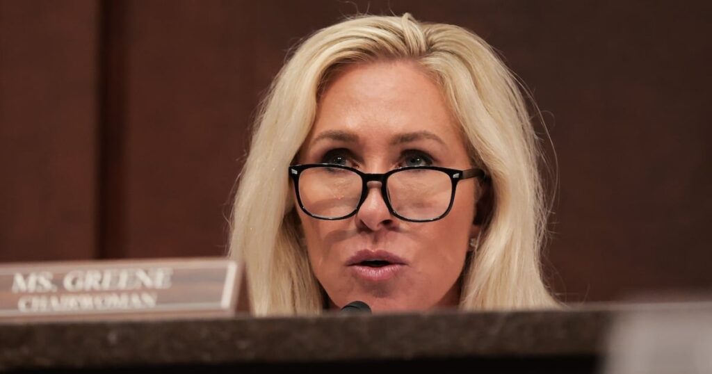 マージョリー・テイラー・グリーンは、彼女が投票したトランプ・メガ・ビルを読んでいないことを認めている| 「これがそこにあることを知っていたら、ノーに投票しただろう」とグリーンは言った。