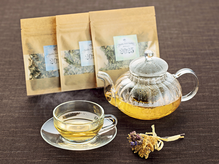 【全3回・3ヵ月】「Bandia 自家栽培ハーブ 季節のブレンドティー」（月々2,400円）【Bandia Herb Garden［北塩原村］】