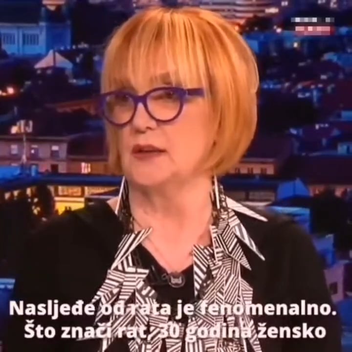 ヴェドラナ・ルーダンは、大義に対処する代わりにクロアチア人を責めるメディアで（RTL direct- 2021年12月）