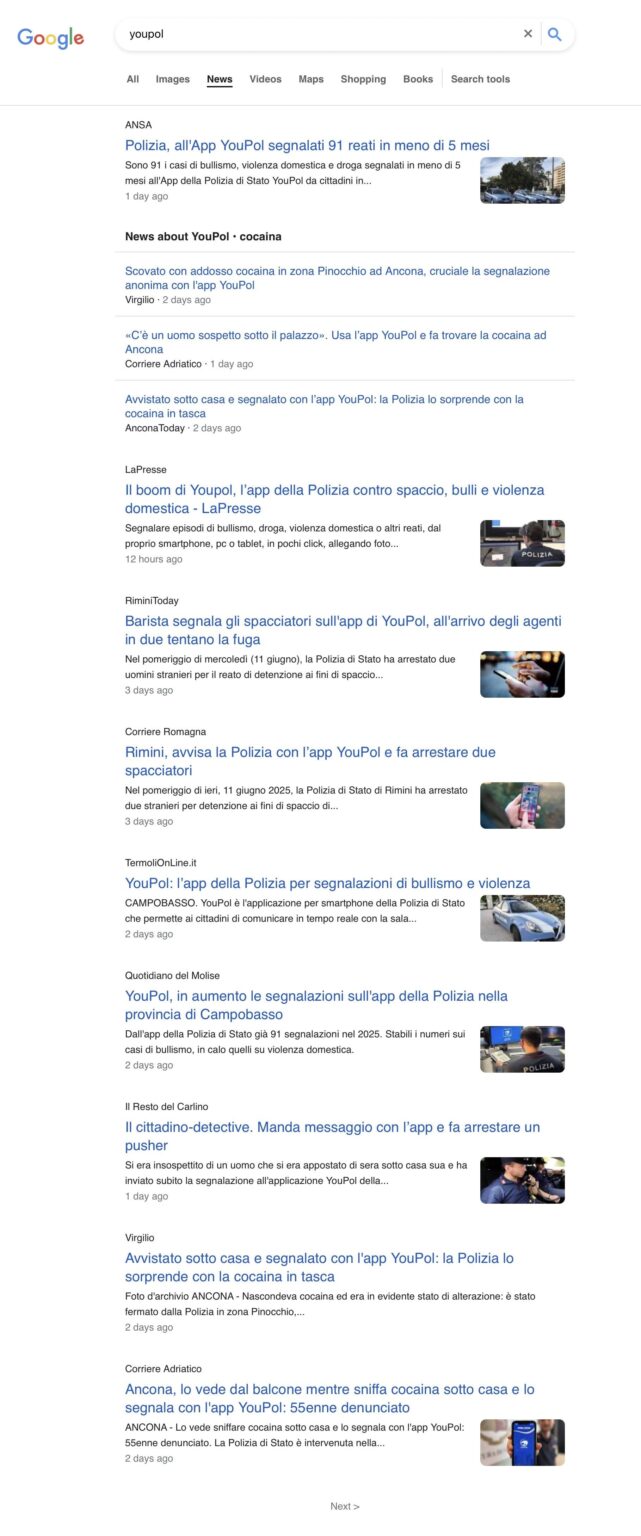 YouPolのブーム、警察に匿名のレポートを送信できる警察アプリ