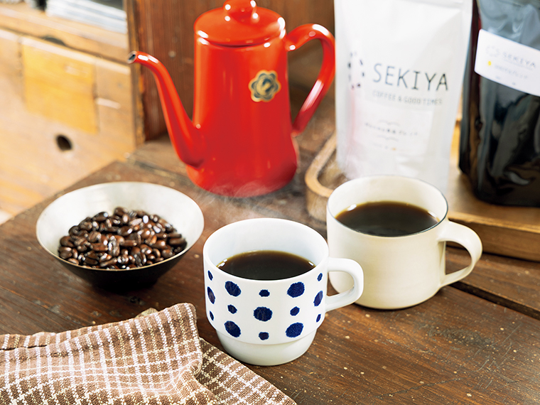 【全3回・3ヵ月】「モンモ良品オリジナルブレンドと満月焙煎珈琲のセット」（月々1,980円）【SEKIYA COFFEE＆GOOD TIMES［福島市］】